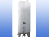 cryogenic liquid vacuum storage tank